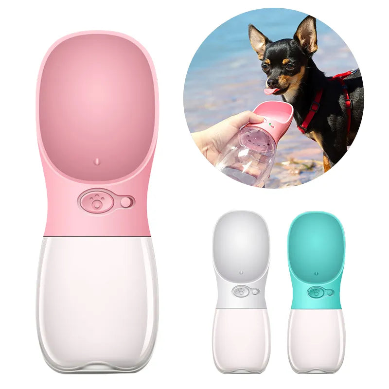 AquaPaws Travel Water Bottle