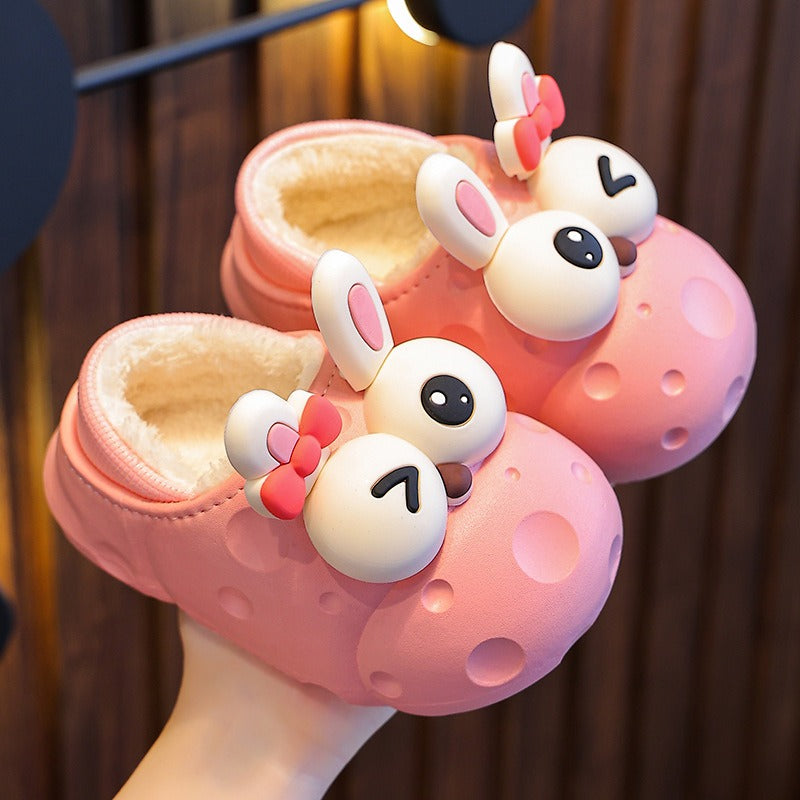 SnugglePaws Cozy Cotton Slippers