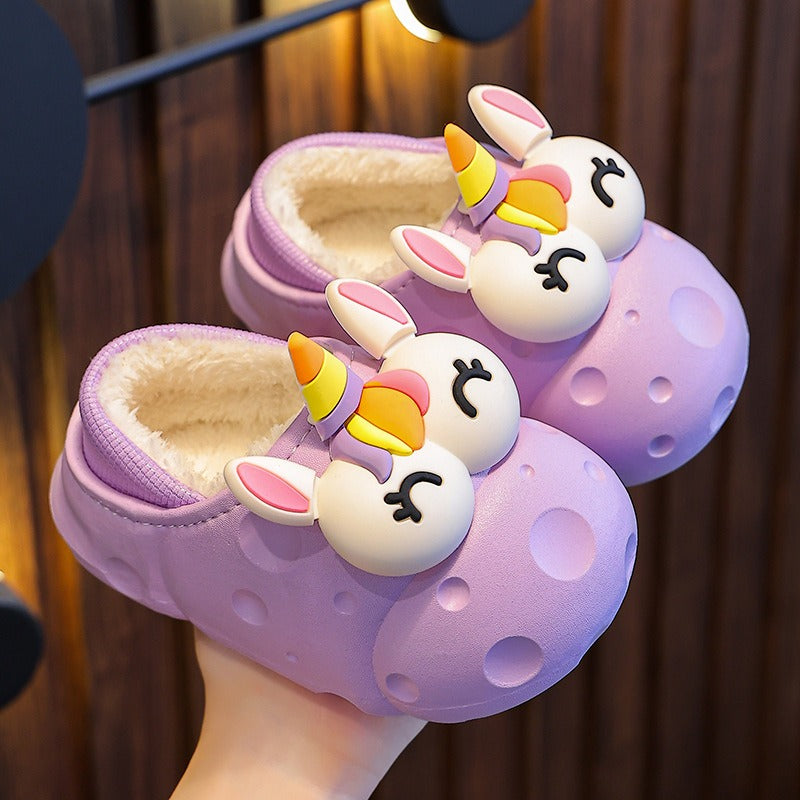 SnugglePaws Cozy Cotton Slippers