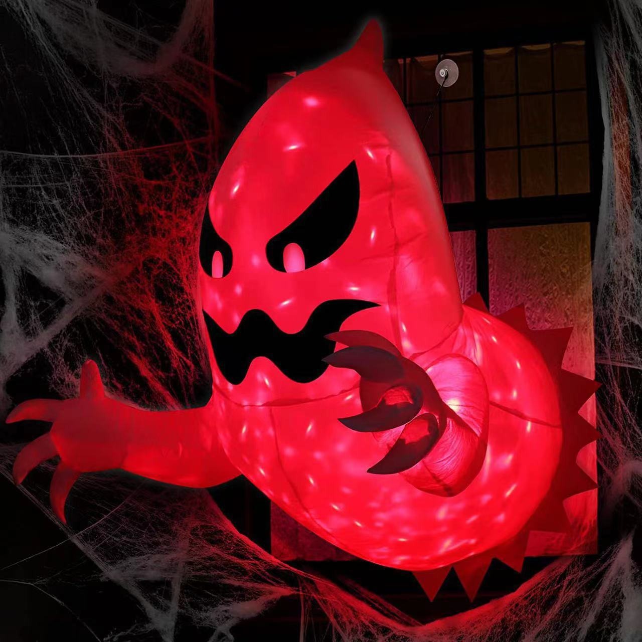Spooky Giant Glow Ghost: The Ultimate Halloween Yard Inflatable