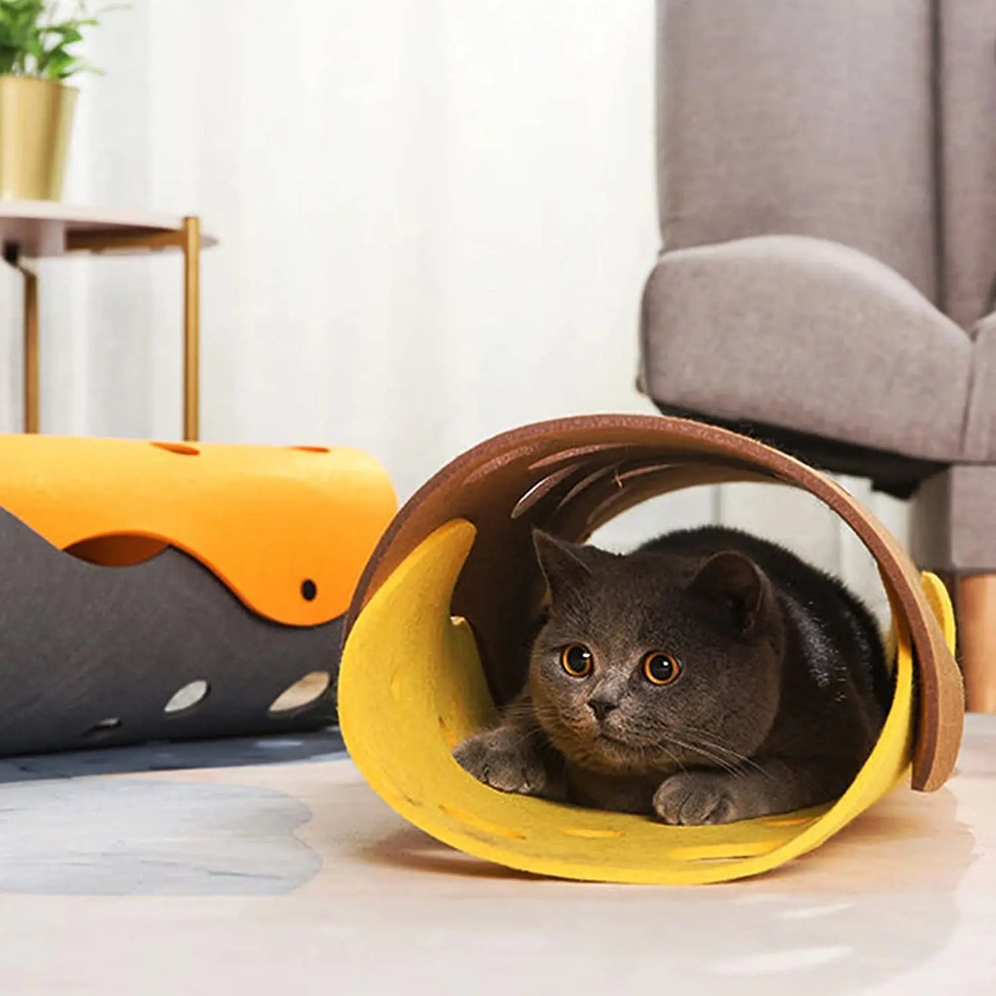 KittyKove Foldable Fun Tunnel & Play Mat