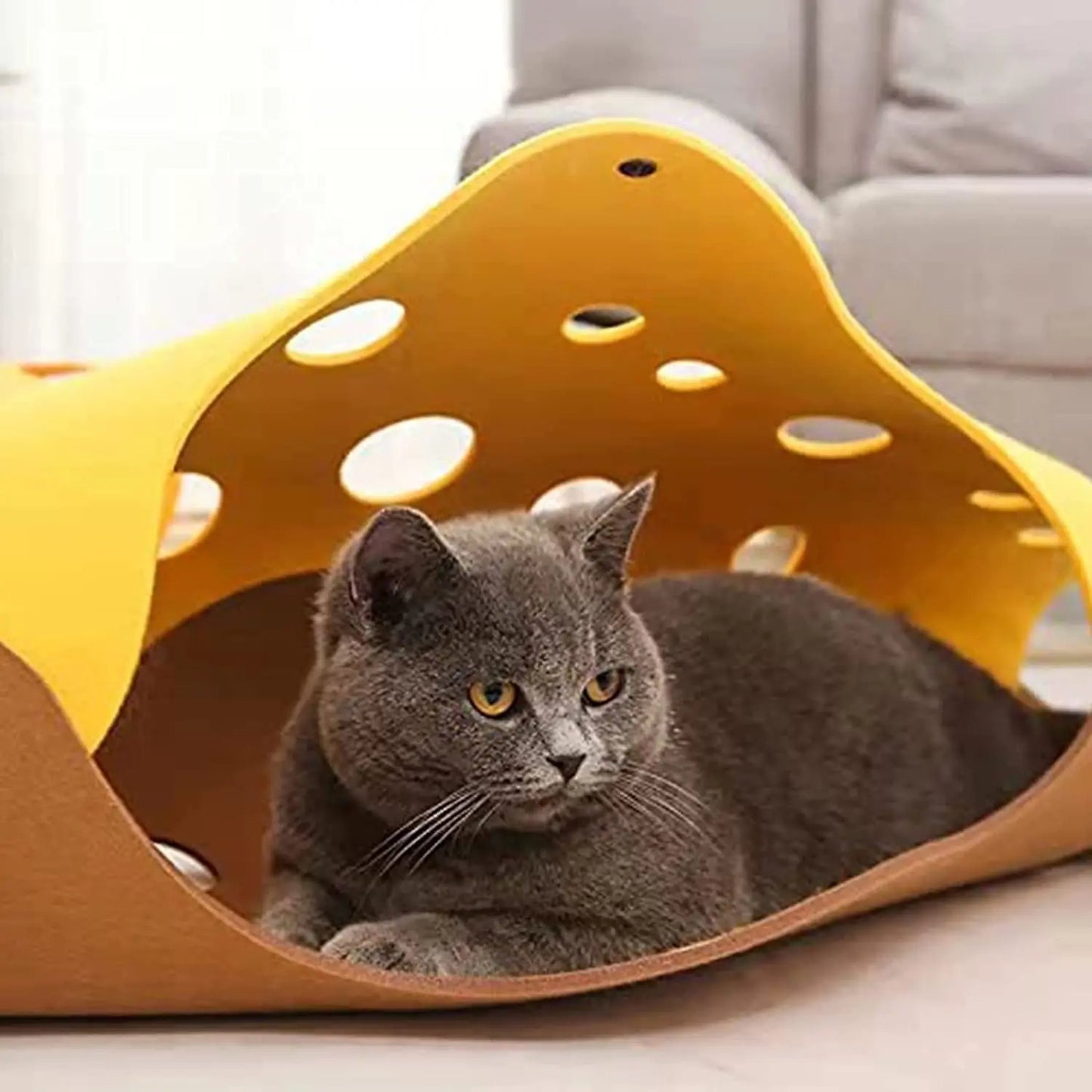 KittyKove Foldable Fun Tunnel & Play Mat