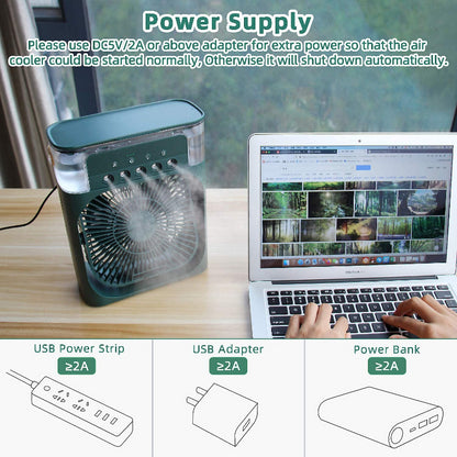 BreezeEase Portable Air Cooler